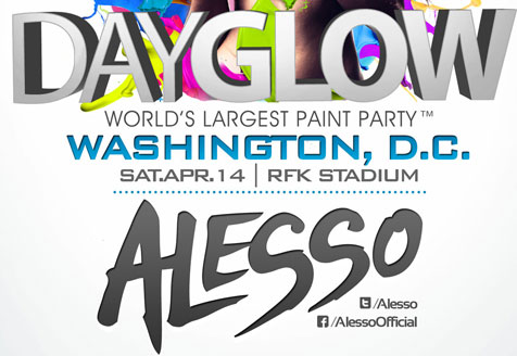 Day Glow Tour feat. Alesso: Sat 04.14.12 [RFK Stadium Grounds] - DC ...